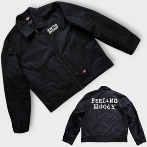 Dickies Insulated Eisenhower Front Zip Jacket - Black, Size L